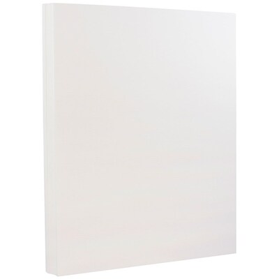 JAM Paper® Strathmore Paper - 8.5 x 11 - 28lb Bright White Wove - 100/pack