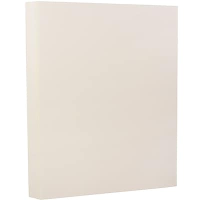 JAM Paper® Extra Heavy Stiff Strathmore Cardstock, 8.5 x 11, 130lb Natural White Wove, 25/pack (1196