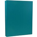 JAM Paper Matte Colored Paper, 28 lbs., 8.5 x 11, Teal, 50 Sheets/Pack (1524383)