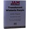JAM Paper® Translucent Vellum Cardstock, 8.5 x 11, 43lb Wisteria Purple, 50/pack (1592216)