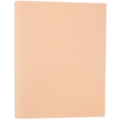JAM Paper® Translucent Vellum Cardstock, 8.5 x 11, 43lb Spring Ochre Ivory, 50/pack (1592220)