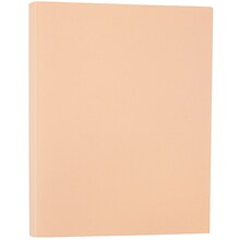 JAM Paper® Translucent Vellum Cardstock, 8.5 x 11, 43lb Spring Ochre Ivory, 50/pack (1592220)