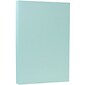 JAM Paper Matte Colored 8.5" x 14" Paper, 28 lbs., Aqua Blue, 50 Sheets/Pack (16729307)