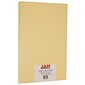 JAM Paper Parchment 65 lb. Cardstock Paper, 8.5" x 14", Antique Gold Yellow, 50 Sheets/Pack (17128864)