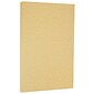 JAM Paper Parchment 65 lb. Cardstock Paper, 8.5" x 14", Antique Gold Yellow, 50 Sheets/Pack (17128864)