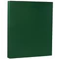 JAM Paper Matte Colored 8.5 x 11 Paper, 28 lbs., Dark Green, 50 Sheets/Pack (64429278)