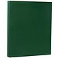 JAM Paper Matte Colored 8.5" x 11" Paper, 28 lbs., Dark Green, 50 Sheets/Pack (64429278)