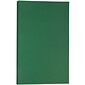 JAM Paper® Matte Legal Cardstock, 8.5 x 14, 80lb Dark Green, 50/pack (64429556)