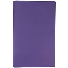 JAM Paper Matte Colored 8.5 x 14 Multipurpose Paper, 28 lbs., Dark Purple, 50 Sheets/Pack (6442956