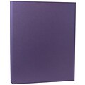 JAM Paper Matte  8.5 x 11 Paper, 28 lb., Dark Purple, 50 Sheets/Pack (364412783)