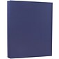 JAM Paper® Matte Cardstock, 8.5 x 11, 80lb Presidential Blue, 250/ream (563916926B)