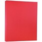 JAM Paper® Metallic Cardstock, 8.5 x 11, 110lb Stardream Metallic Jupiter Red, 50/pack (173SD8511JU285)