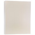 JAM Paper Metallic Colored Paper, 32 lbs., 8.5 x 11, Opal Ivory Stardream, 100 Sheets/Pack (173SD8