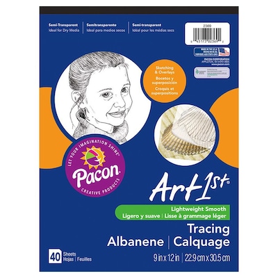 Pacon Art1st 9 x 12 Tracing Pad, 40 Sheets/Pad (2369)