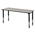 Regency Height Adjustable Kee 60 x 30 Classroom Table, Maple (MT6030PLAPBK)