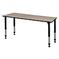 Regency Height Adjustable Kee 66 x 30 Classroom Table, Beige (MT6630BEAPBK)