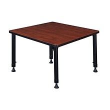 Regency Kee Adjustable Square Activity Table, 30 x 30, Height Adjustable, Cherry (TB3030CHAPBK)