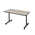 Regency Kobe 42 x 30 Metal and Wood Training Table, Maple (MKTRCT4230PL)