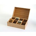 Lipper Bamboo 8-compartment Tea Box (8188)