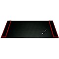 Dacasso  Wood & Leather 34x20 Desk Pad with Side Rails (DCSS047)