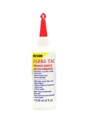 Beacon Fabri-Tac Adhesive 4 Oz. Bottle [Pack Of 2] (2PK-FT4OZBOT12)