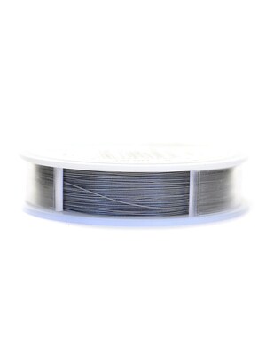 Beadalon 49 Strand Bead Stringing Wire Bright .015 In. (0.38 Mm) 30 Ft. Spool (JW10T-0)