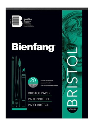 Bienfang 14 x 11 Bristol Sketch Pad, 20 Sheets/Pad (26523)