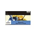 Canson Montval Watercolor Paper, 10 In. x 15 In., Pad Of 12, Tape Bound, 140 Lb., Cold Press, Pack Of 2 (2PK-100511052)