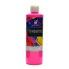 Chroma Inc. Chromatemp Artists Tempera Paint Fluorescent Pink (Violet) 16.9 Oz. [Pack Of 3] (3PK-24