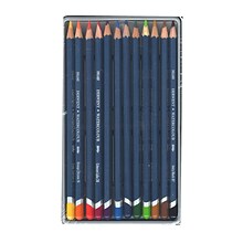 Derwent Watercolor Pencil Sets In Tins Set Of 12 (32881)