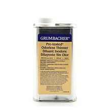 Grumbacher Pre-Tested Odorless Thinner 8 Oz. (565-8)