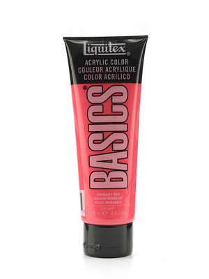 Liquitex Basics Acrylics Colors Primary Red 4 Oz. Tube [Pack Of 3] (3PK-1046415)