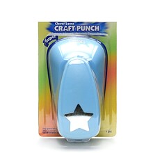 Marvy Uchida Clever Lever Super Jumbo Craft Punch, 2 Super Jumbo Star (71185)