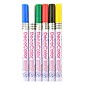 Marvy Uchida DecoColor Paint Markers, Fine Tip, Assorted, 6/Pack (72113)