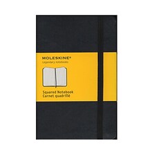 Moleskine Professional Notebooks, 3.5 x 5.5, Narrow Ruled, 240 Sheets, Black, 2/Pack (22381-PK2)