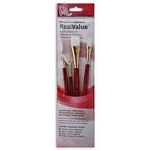 Princeton Real Value Series 9000 Red Short Handled Brush Sets 9120 Set Of 4 (9120)