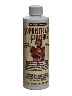 Triangle Coatings Sophisticated Finishes Metallic Surfacers Blonde Bronze 8 Oz. (BDZ6)