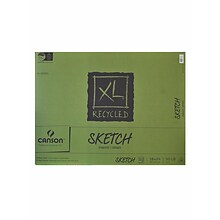 Canson XL Recycled 18 x 24 Hard Bound Sketch Pad, 50 Sheets/Pad (97315)