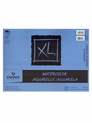 Canson XL Watercolor Pads, 11 In. x 15 In., Pad Of 30 (100510942)