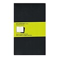 Moleskine Cahier Journal, 5 x 8.25, Black, 80 Pages, 3/Pack (43182-PK3)
