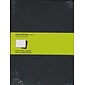 Moleskine Cahier Journal, 7.5" x 9.75", Black, 120 Pages, 3/Pack (43183-PK3)