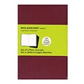 Moleskine Cahier Journals Red, Blank 3 1/2 In. X 5 1/2 In. Pack Of 3, 64 Pages Each [Pack Of 3] (3PK-9788862930970)