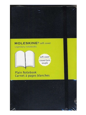 Moleskine Classic Soft Cover Notebooks Blank 3 1/2 In. X 5 1/2 In. 192 Pages [Pack Of 3] (3PK-978888