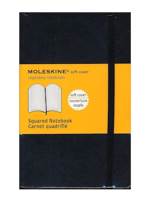 Moleskine Classic Soft Cover Notebooks Graph 3 1/2 In. X 5 1/2 In. 192 Pages [Pack Of 3] (3PK-978888