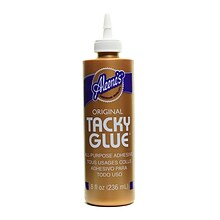 Aleenes Original Tacky Craft Glue, 8 oz., White, 6/Pack (15510-PK6)