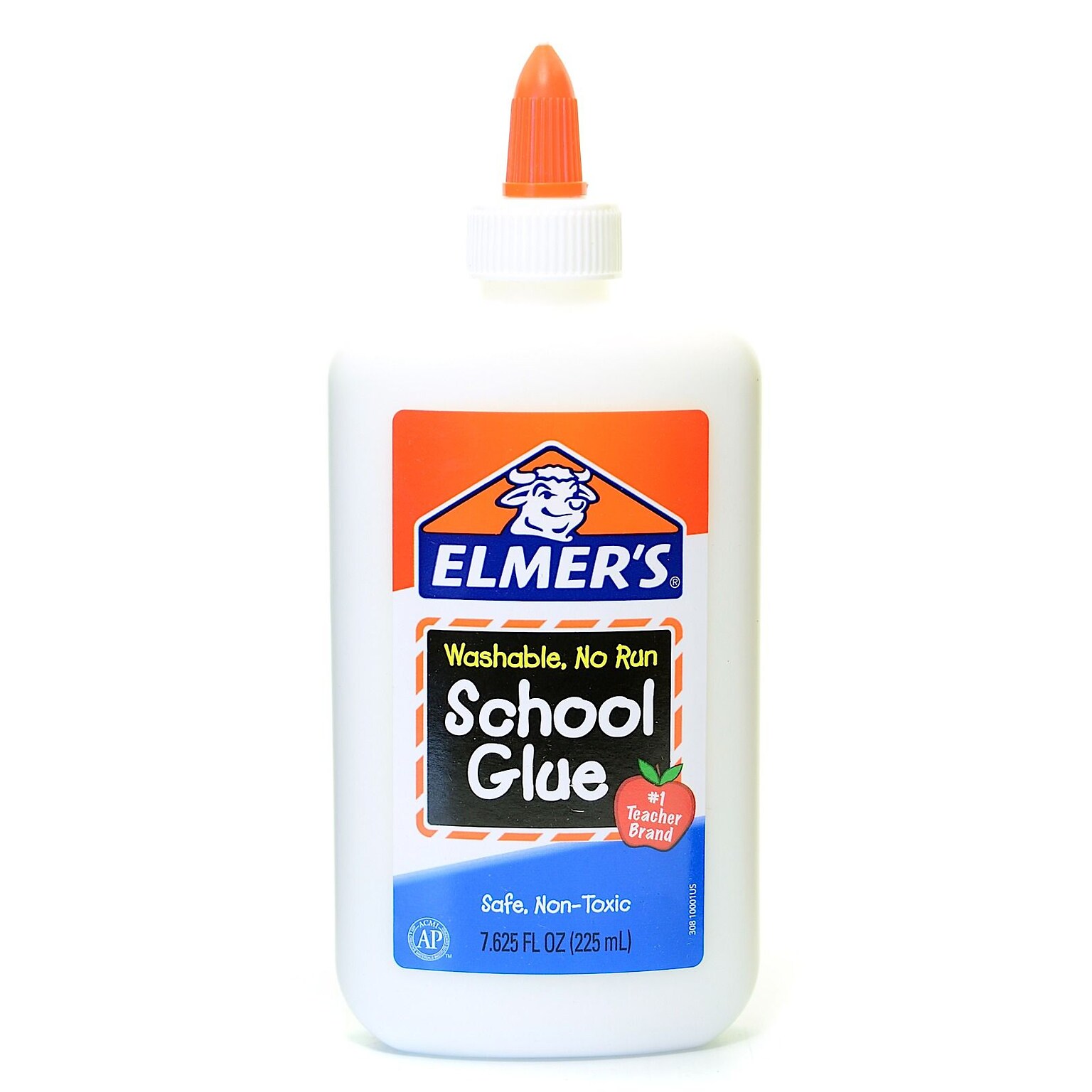 Elmers WashableRemovable School Glue, 8 oz., White, 8/Pack (35591-PK8)