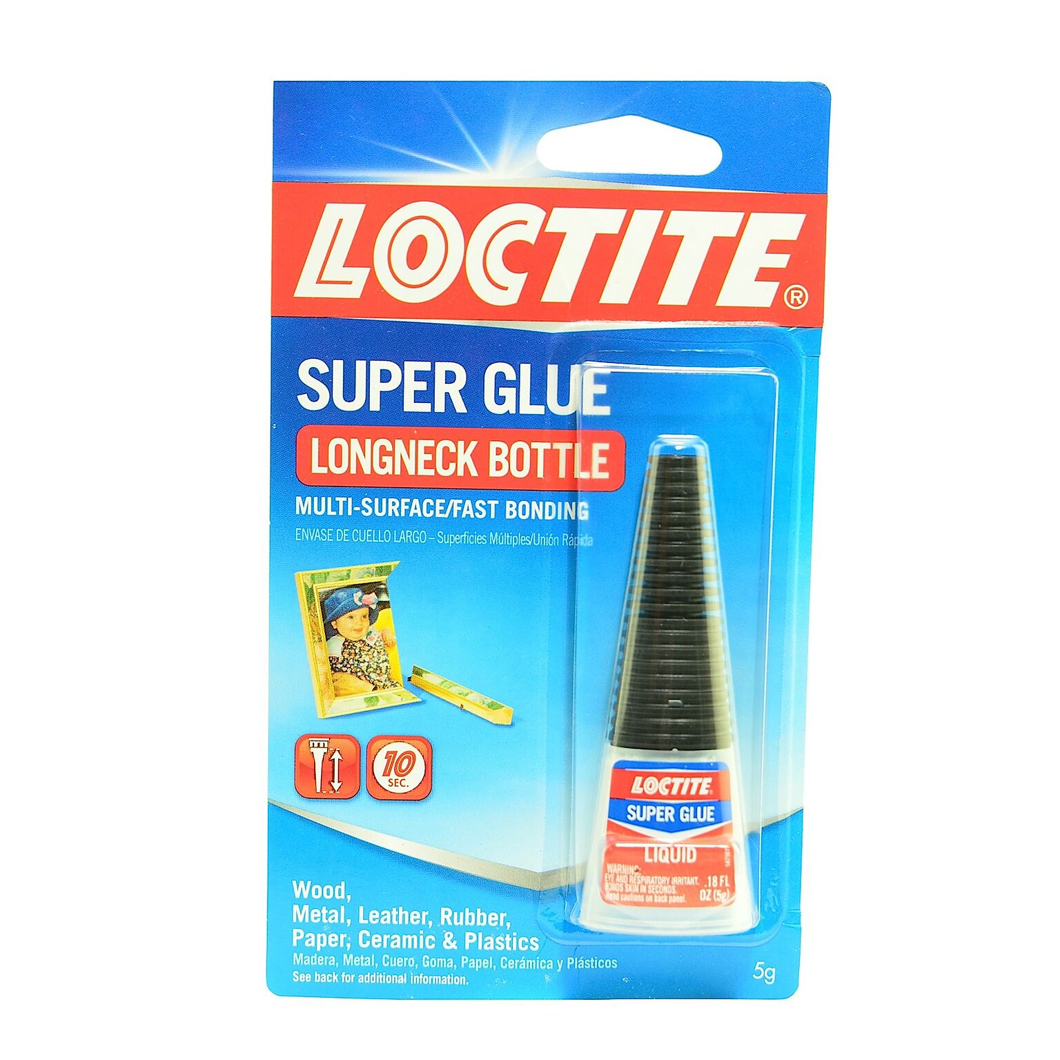 Loctite Super Glue, 0.18 oz., White, 6/Pack (65365-PK6)