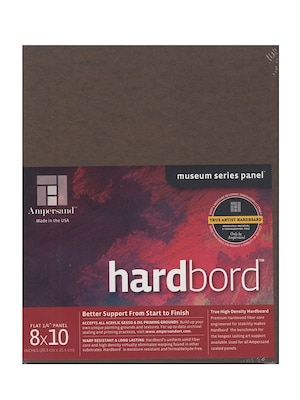 Ampersand Hardbord Board, 8 X 10, 5/Pk (5PK-HB08)