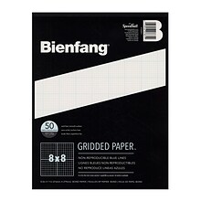 Bienfang Gridded Paper 8 X 8 8 1/2 In. X 11 In. Pad Of 50 [Pack Of 3] (3PK-910591)