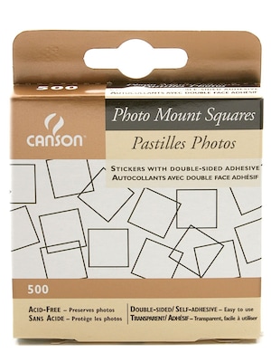 Canson Photo Mount Squares Pack Of 500 [Pack Of 4] (4PK-100510369)